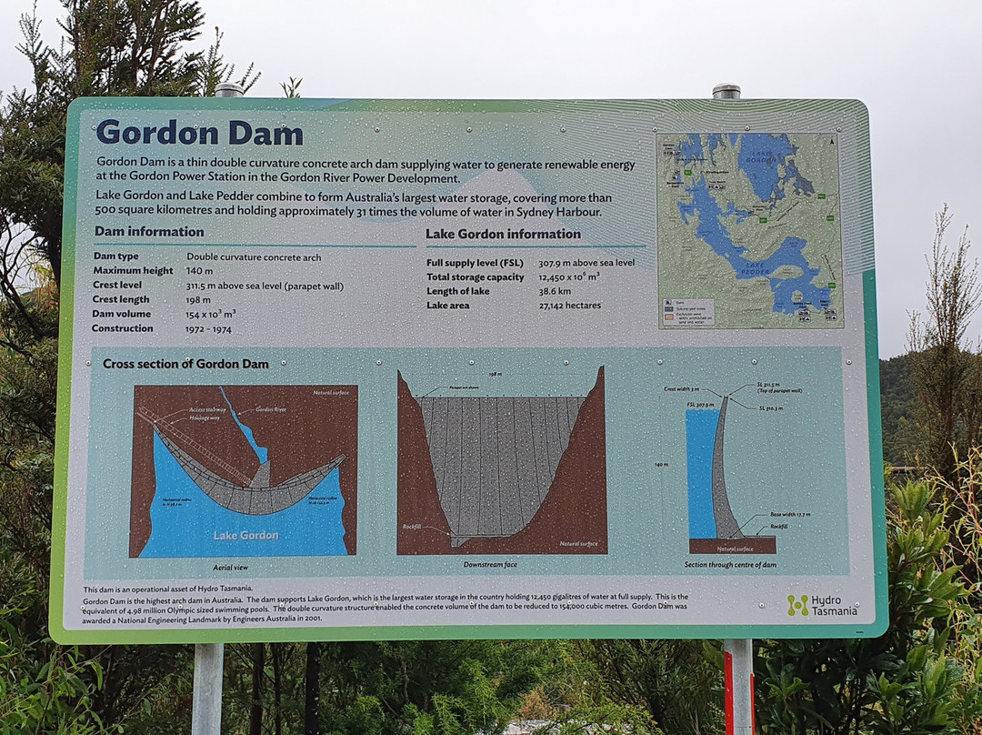 Gordon Dam Lookout景点图片