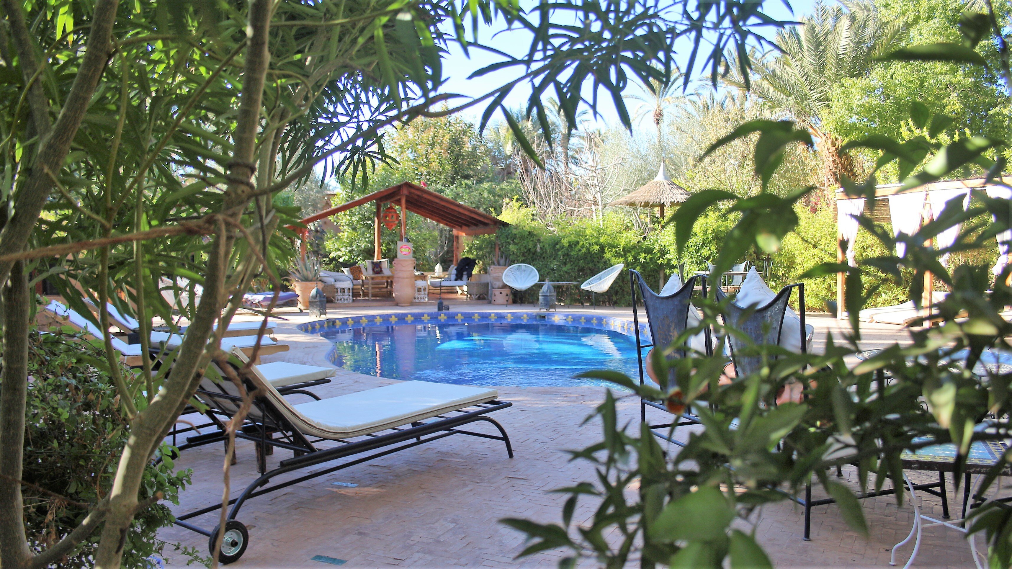 Bab el Oued Maroc Ecolodge-泳池