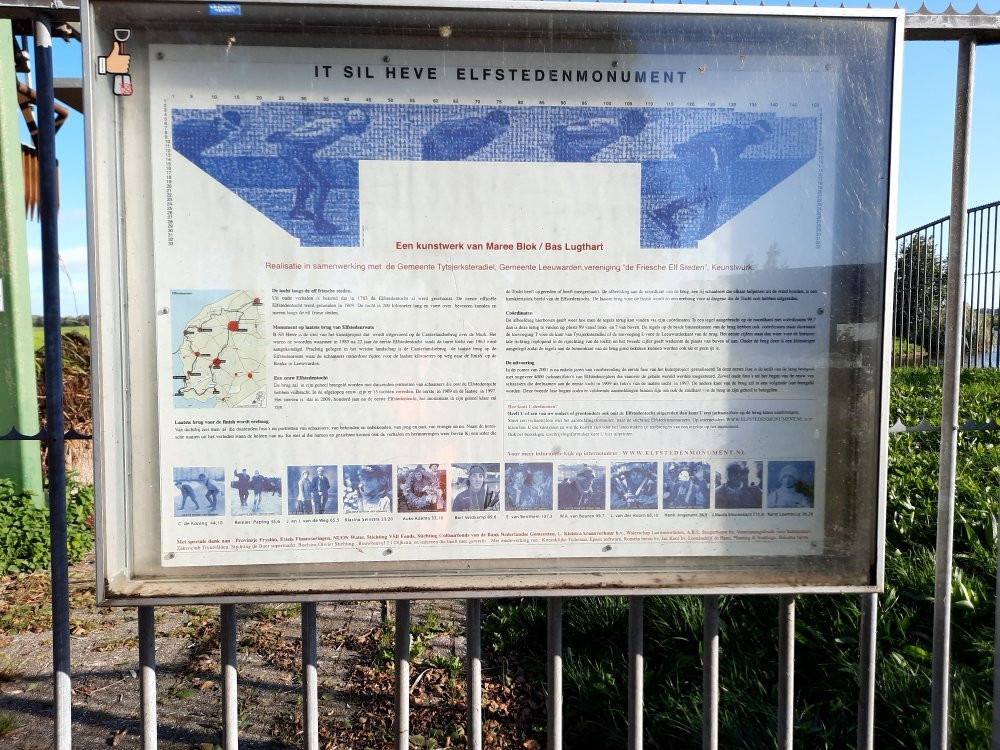 Elfstedenmonument Tegeltjesbrug景点图片