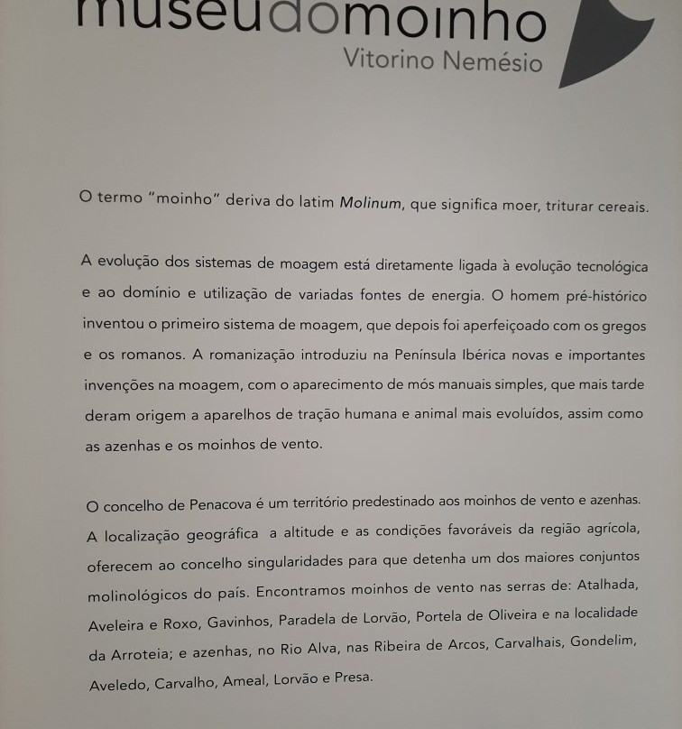 Museu Do Moinho Vitorino Nemésio-Penacova必去景点