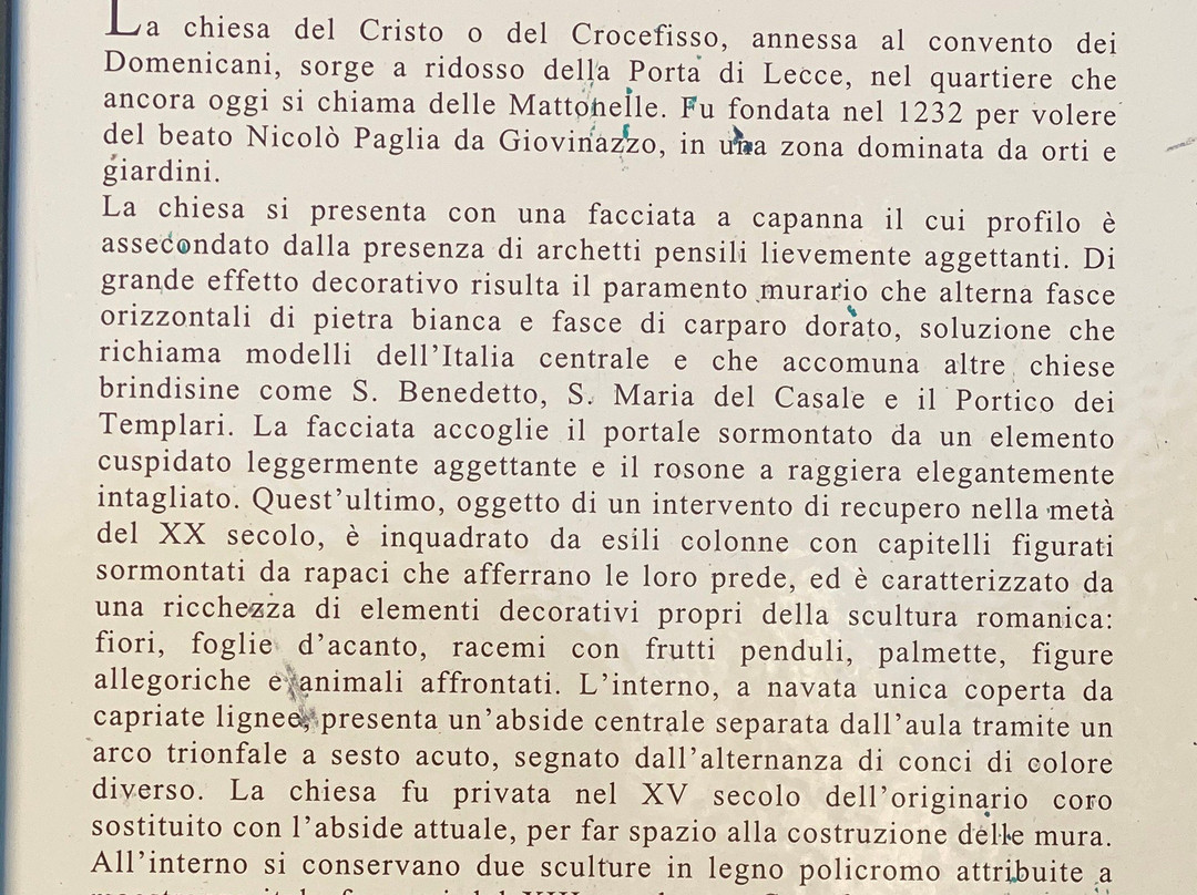 Chiesa del Cristo dei Domenicani-布林迪西必去景点