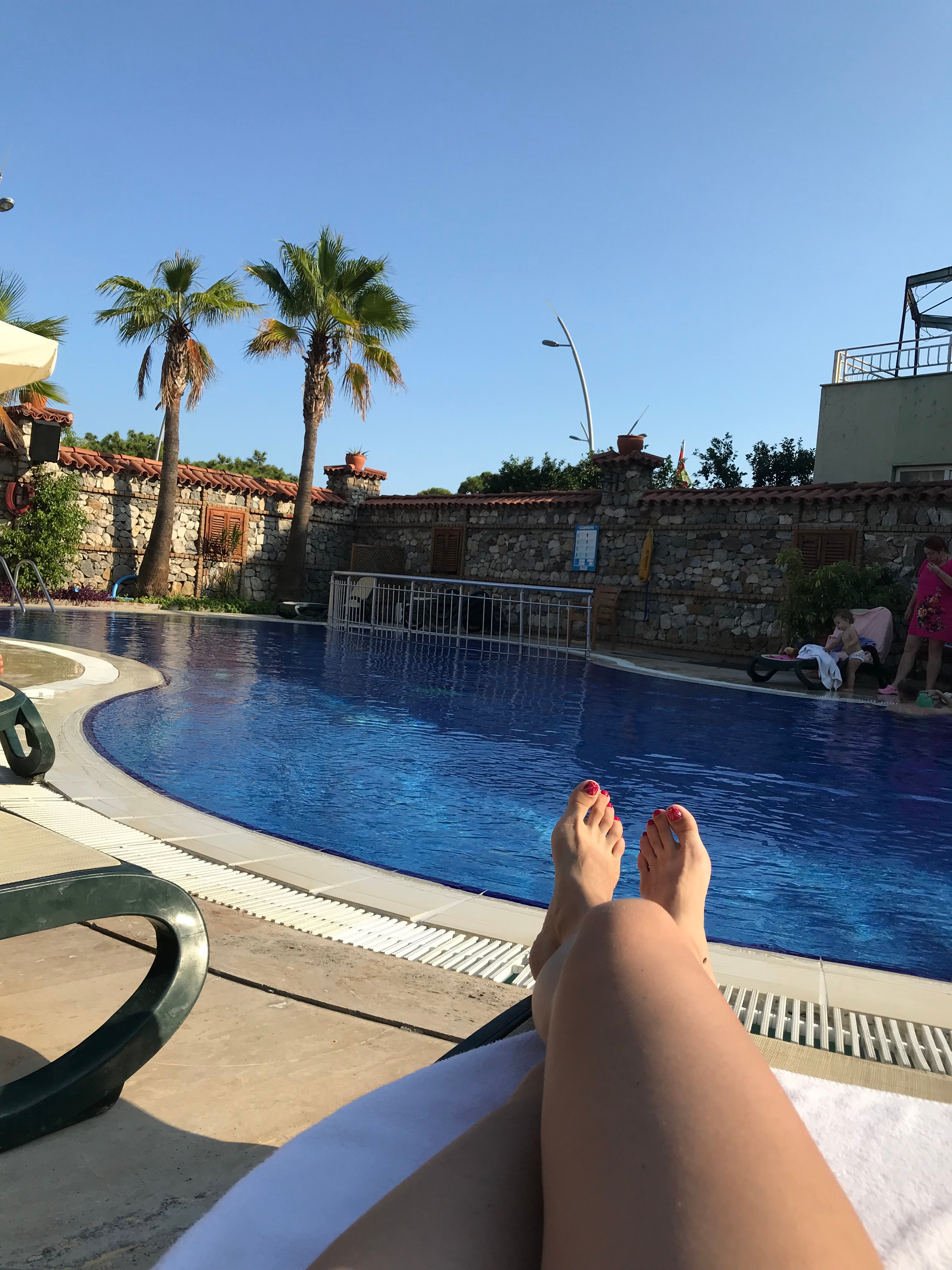 Beldibi Beach Hotel-泳池