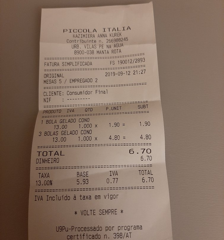 Gelateria Piccola Italia