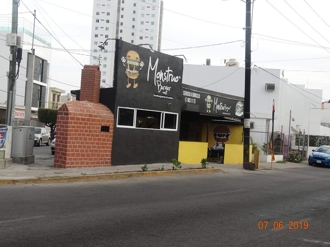 Monstruo Burger Al Carbon Flamingos