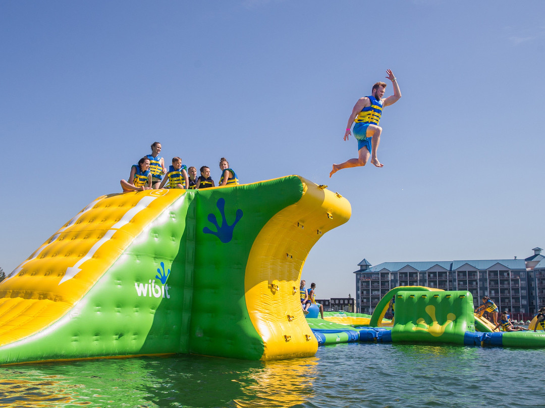 Sylvan Lake Aqua Splash-西尔万湖必去景点