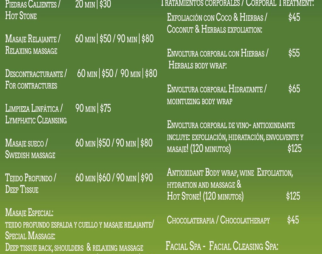 Monteverde Massage Center-圣埃伦娜必去景点