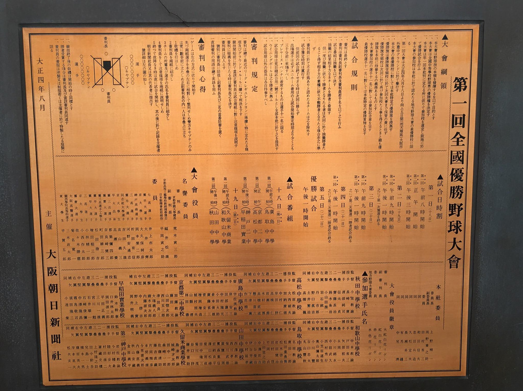 High School Baseball Memorial Park-丰中市必去景点