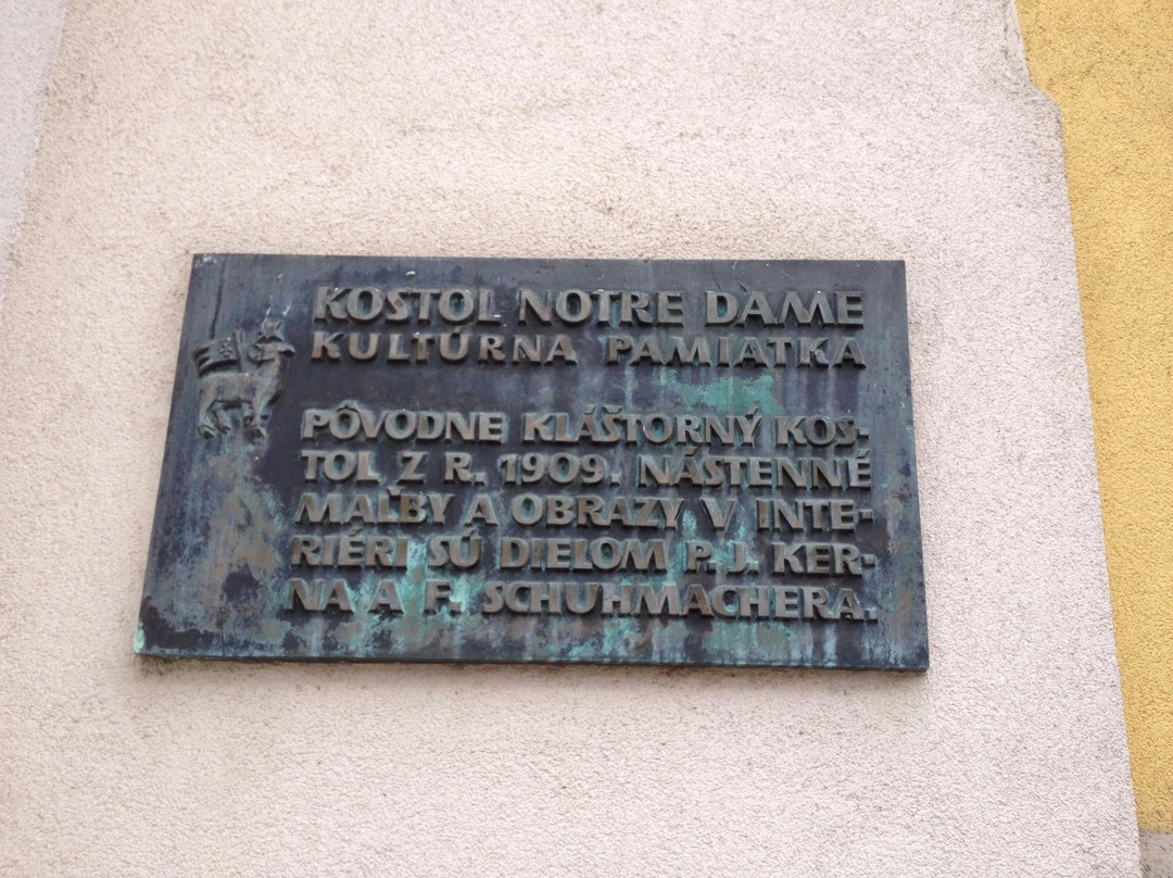 Kostol Notre Dame-Trencin必去景点