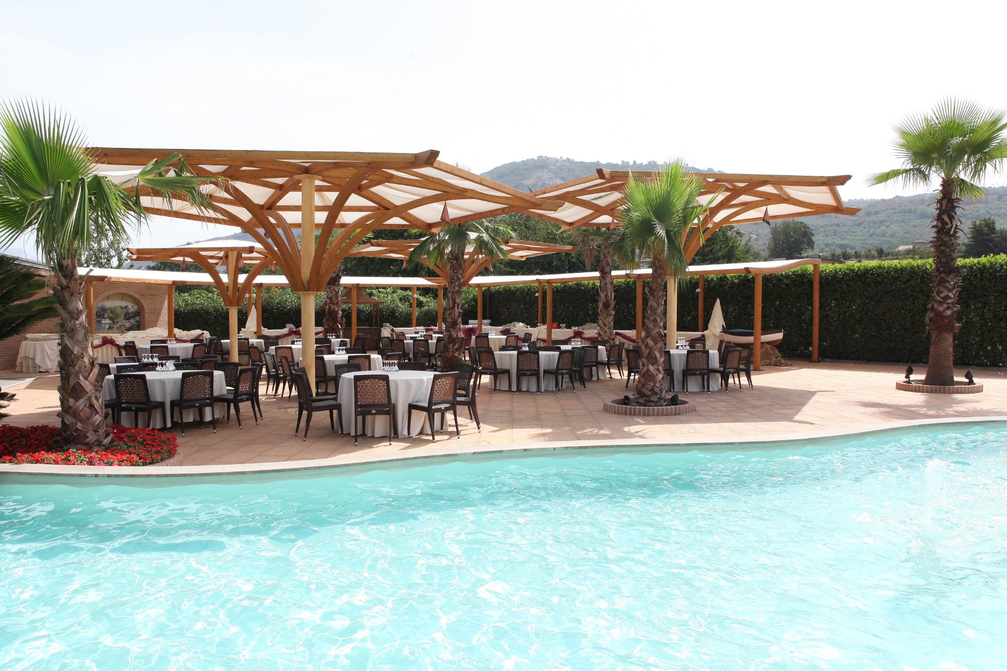 Villa Sirena Hotel e Ricevimenti-泳池