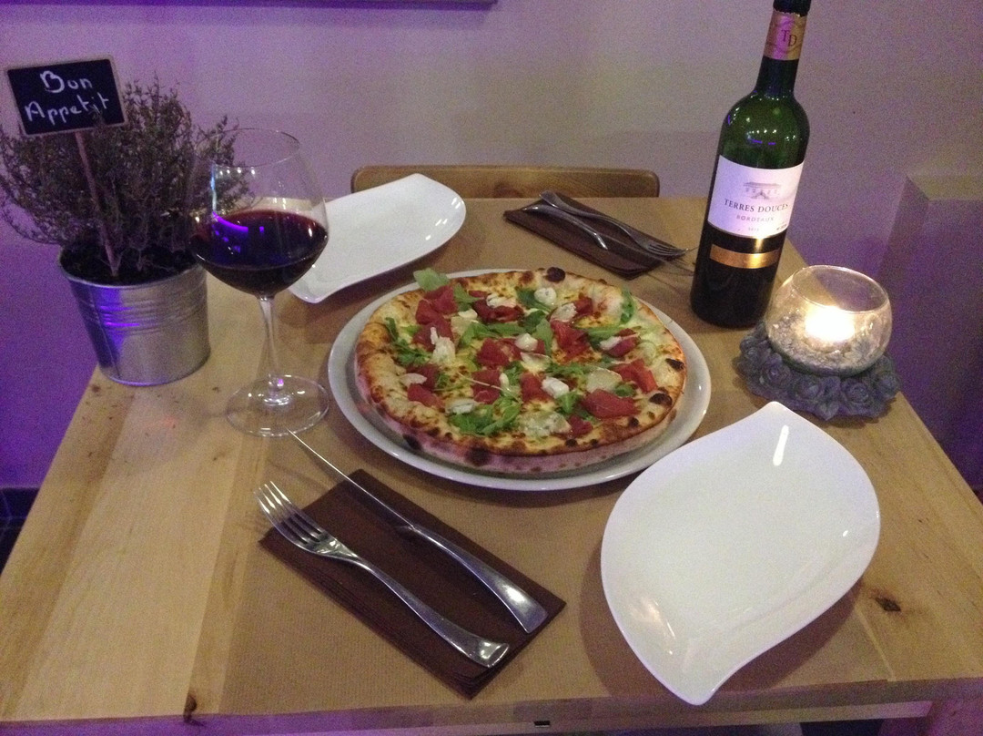 Le comptoir a pizzas