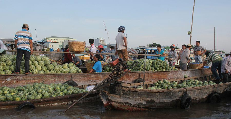 Cai Rang Floating Market-芹苴必去景点