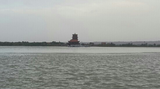 高台县大湖湾风景区景点图片
