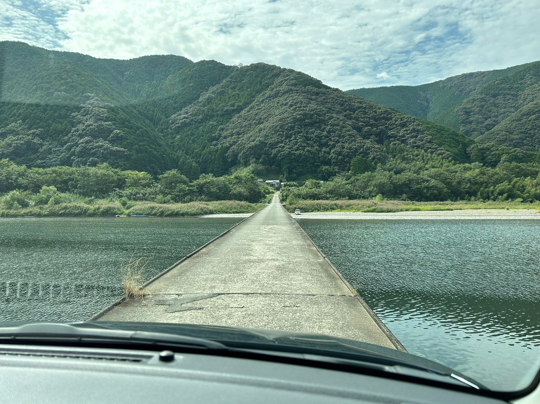 Takase Submersible Bridge-四万十市必去景点