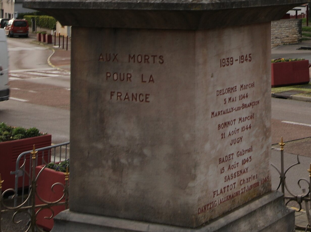 Le monument aux morts de Crissey-Crissey必去景点