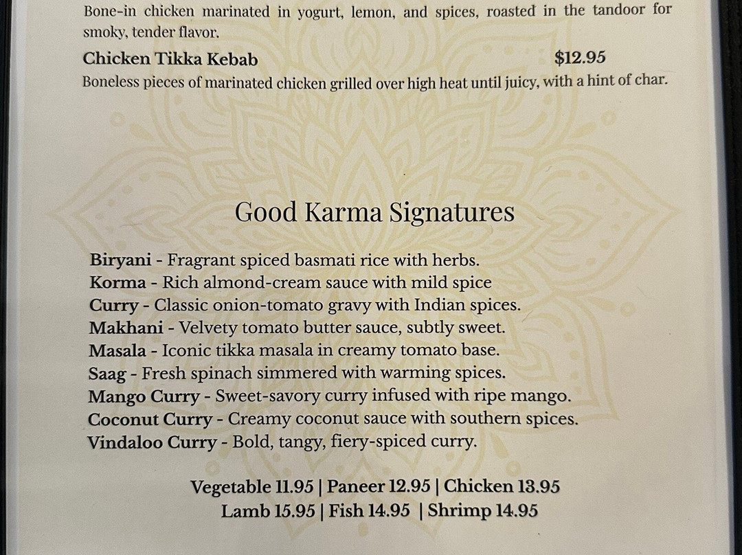 Good Karma Indian Kitchen