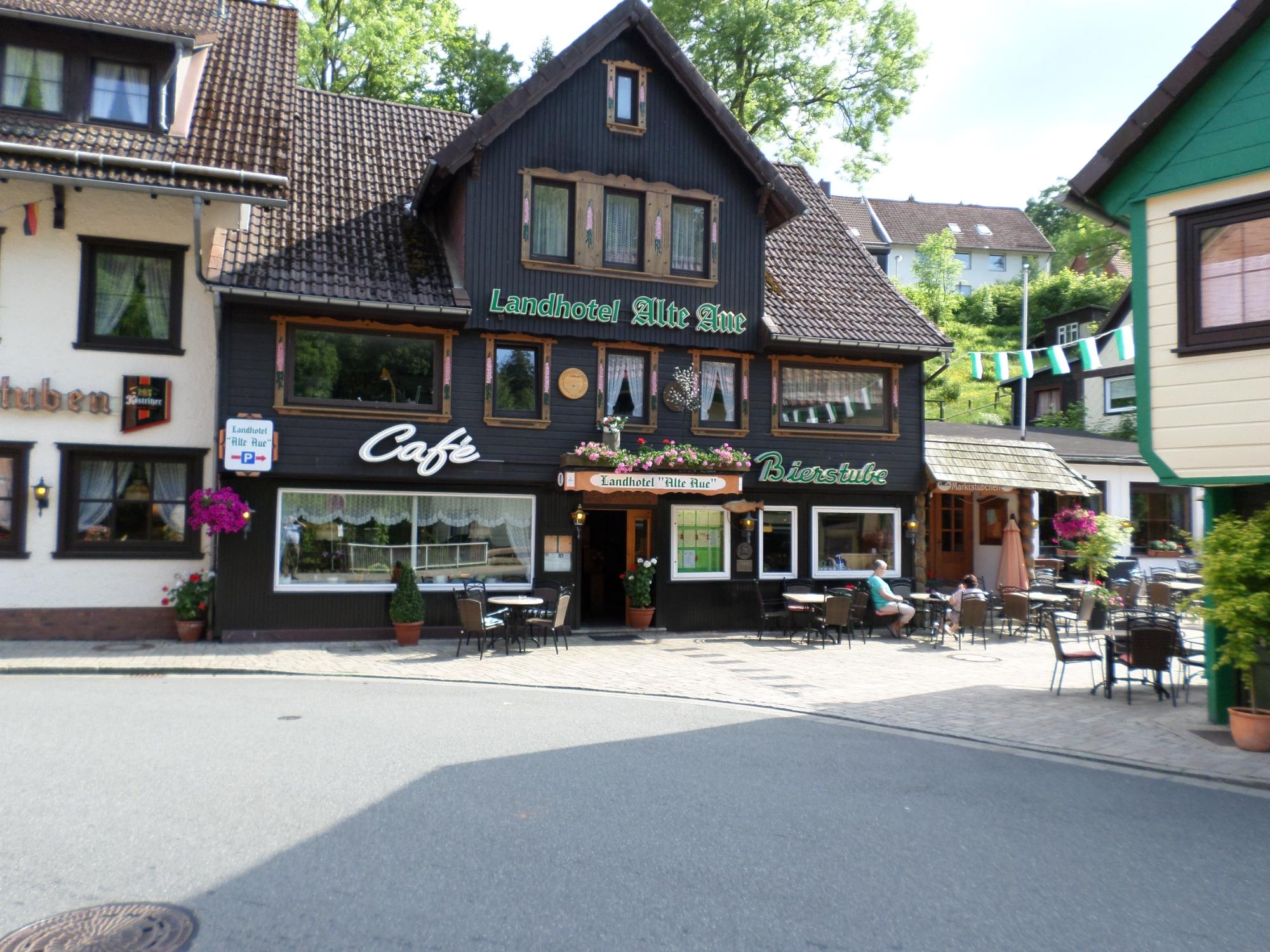 Landhotel Alte Aue-浴室