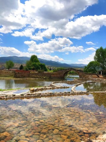 大理沙溪古镇方合庭院-泳池