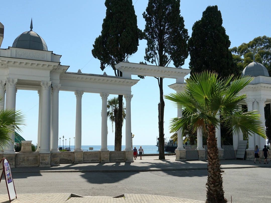 Colonnade at the Promenade of Sukhumi-Sukhumi必去景点