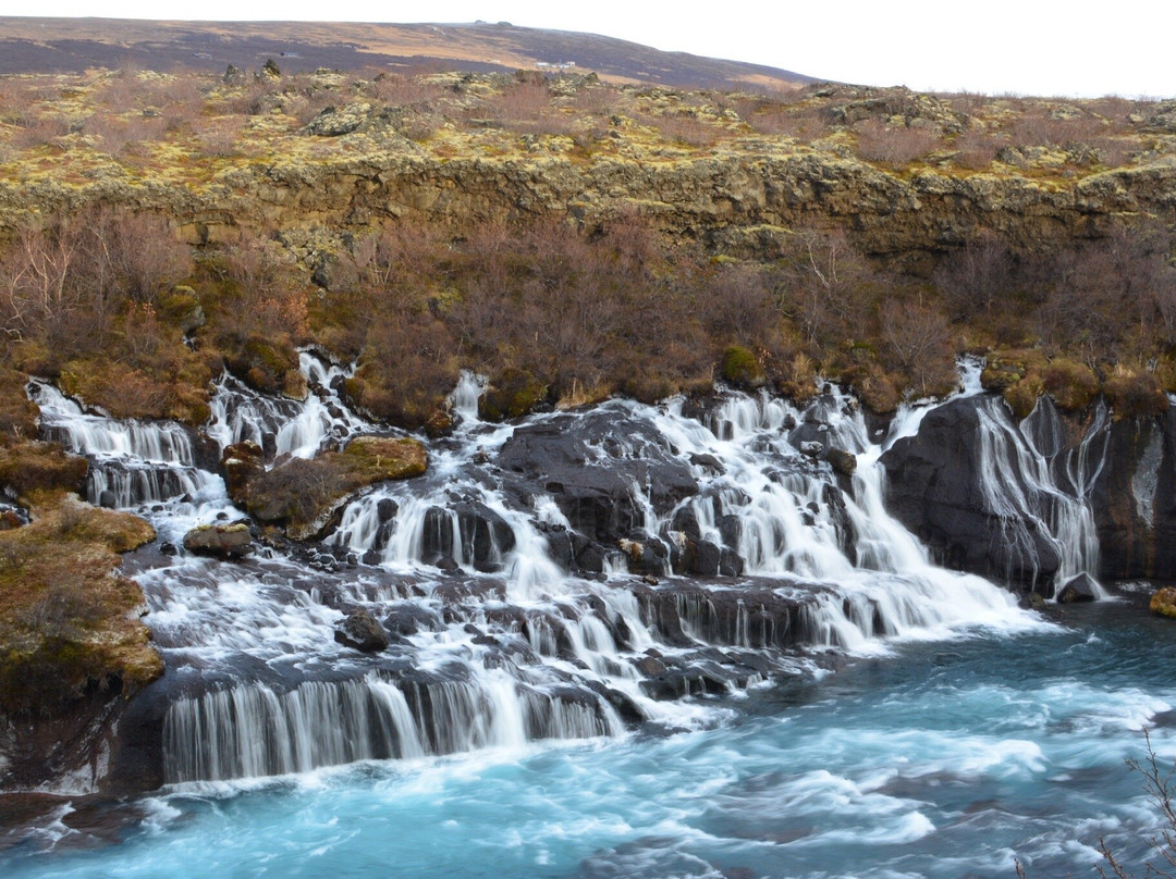 Hraunfossar Lava Waterfall-Hraunfossar必去景点