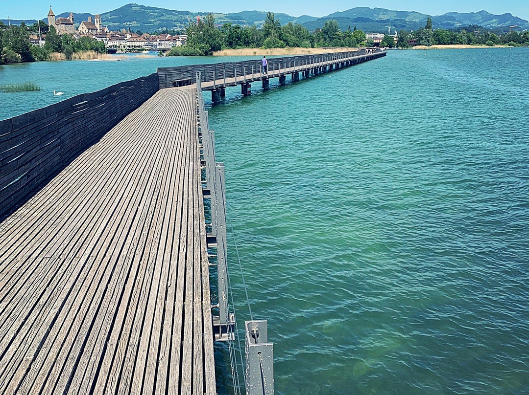 Wooden Bridge from Rapperswil to Hurden-拉珀斯维尔必去景点
