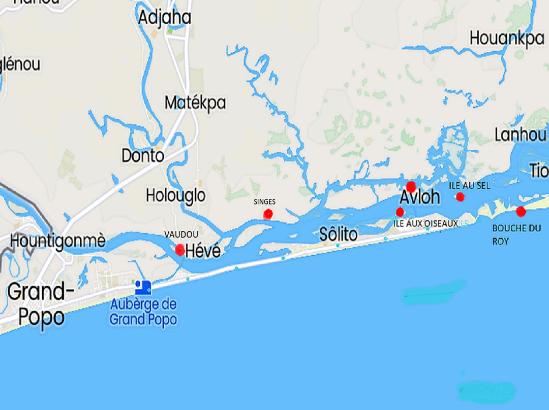 Fleuve Mono , Découverte