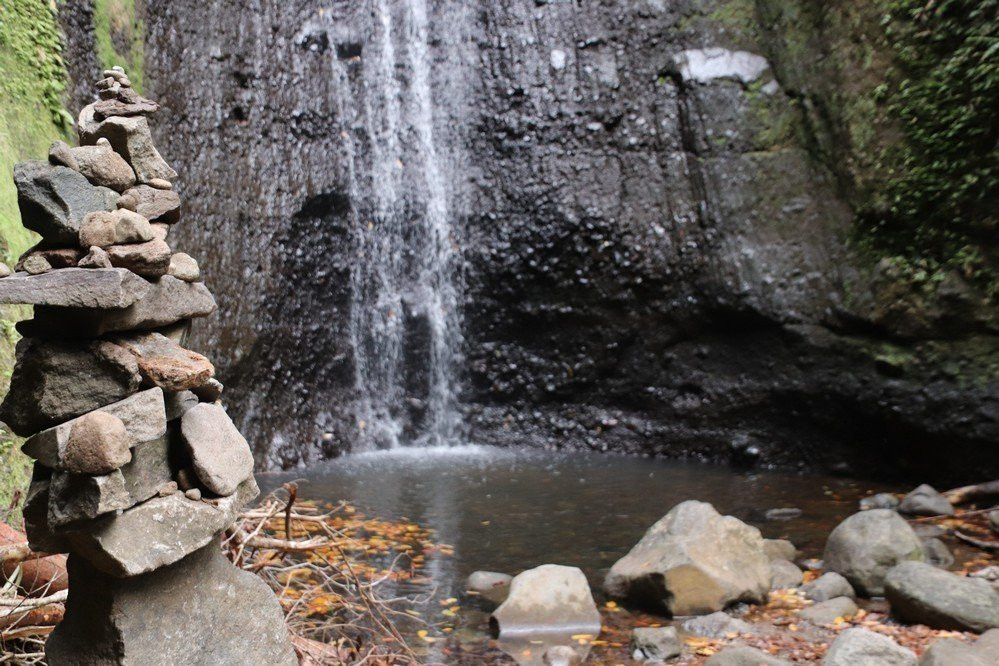 la cascade d'Anba So à Fond Lahaye