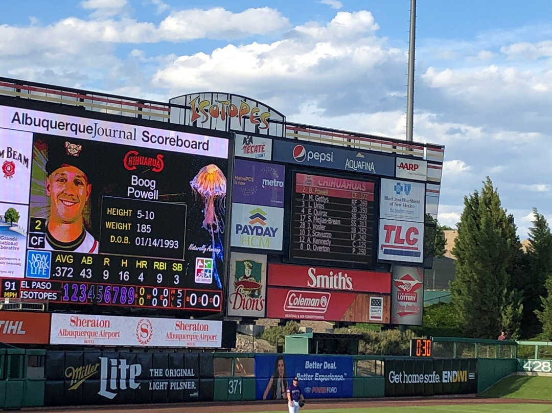 Albuquerque Isotopes Baseball-阿尔伯克基必去景点