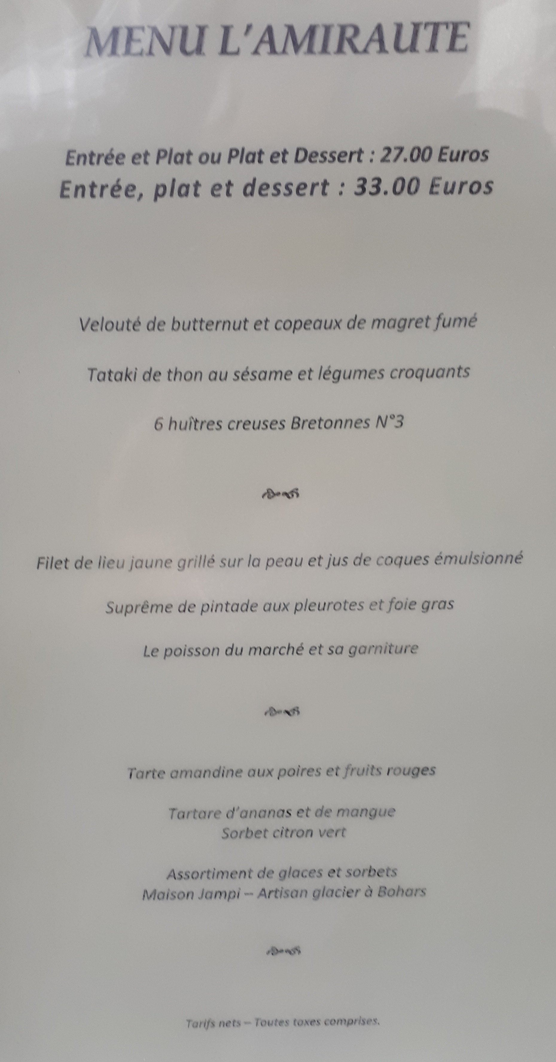 L'Amiraute-餐饮