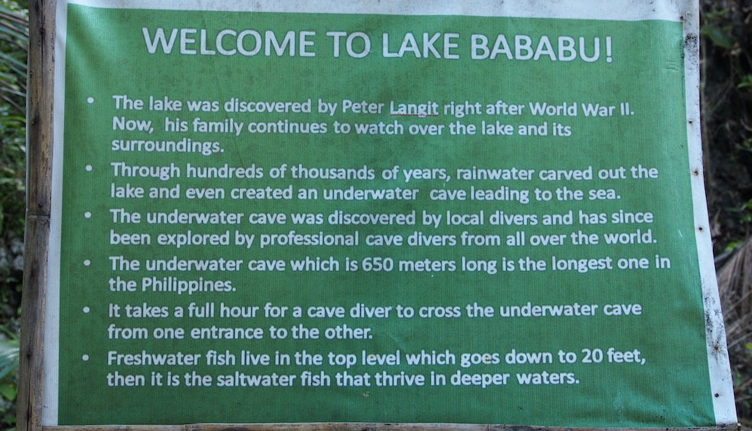 Lake Bababu Underwater Cave System景点图片