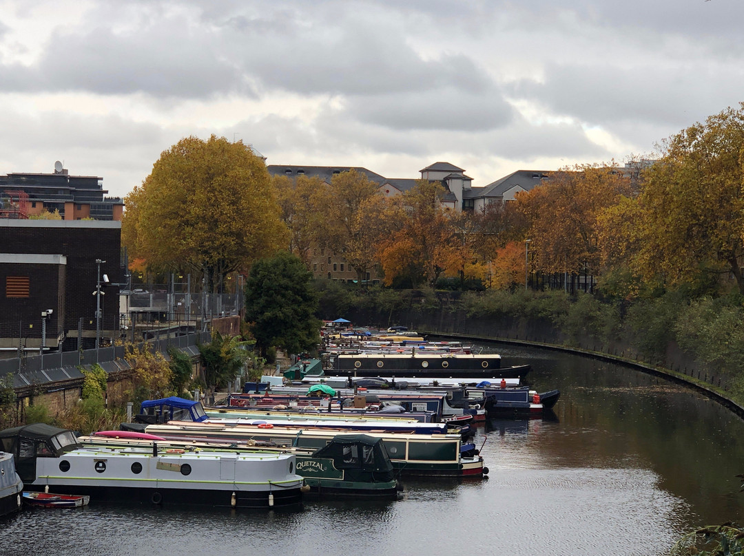 伦敦北部的运河景点图片