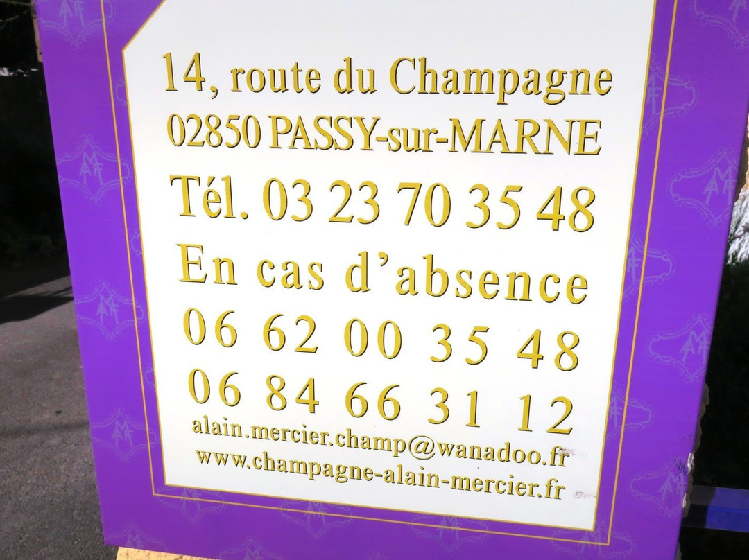 Champagne Alain Mercier et Fils-Passy-sur-Marne必去景点