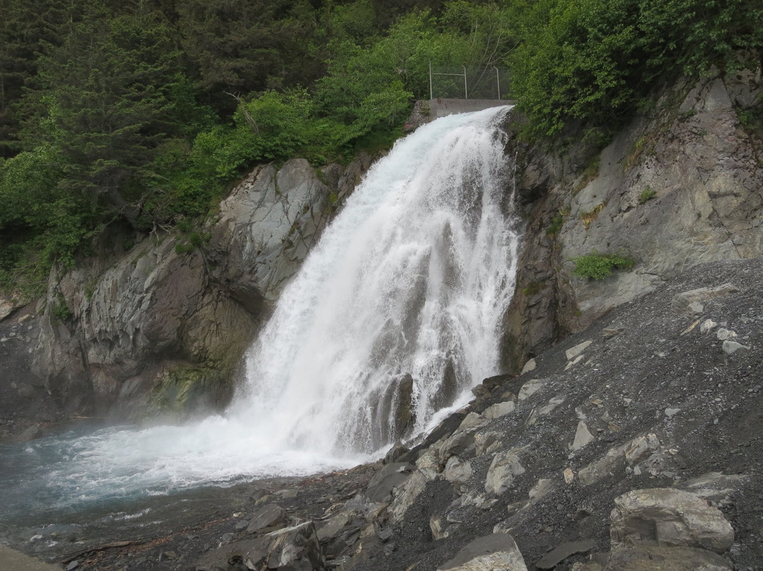 Lowell Creek Waterfall-苏厄德必去景点