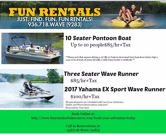 Fun Rentals at Lake Conroe景点图片