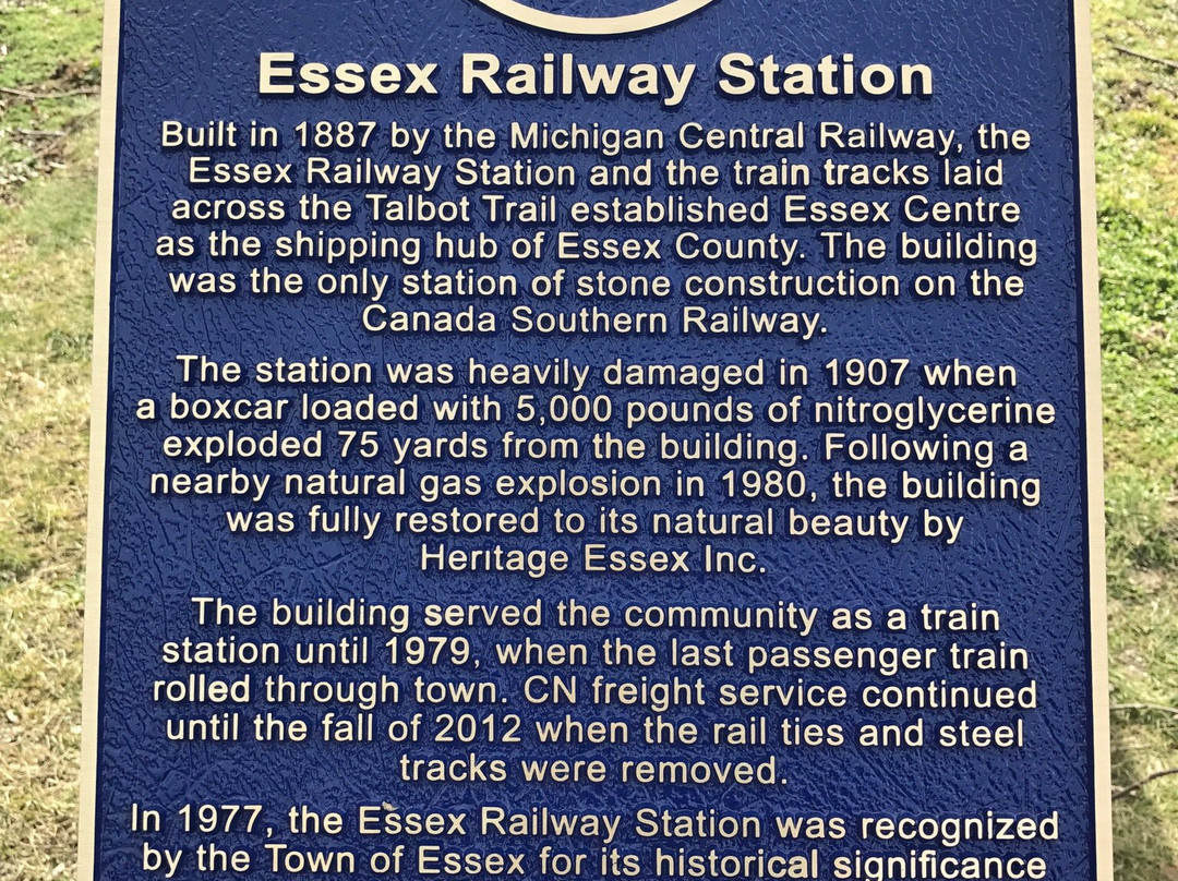 Historic Essex Railway Station-Essex必去景点