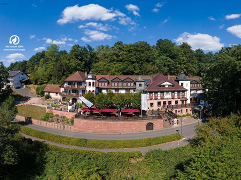 Heimbuchenthal酒店住宿-Schlosshotel Mespelbrunn