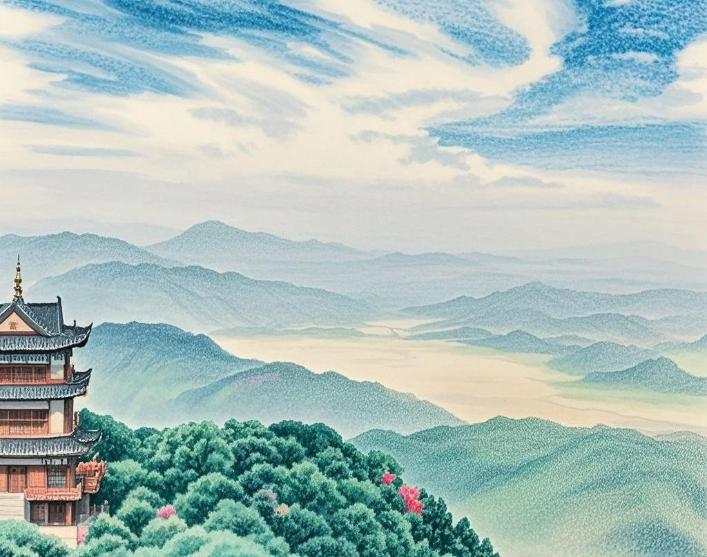 黛眉山景点图片