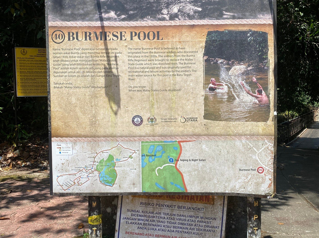 Burmese Pool-太平必去景点