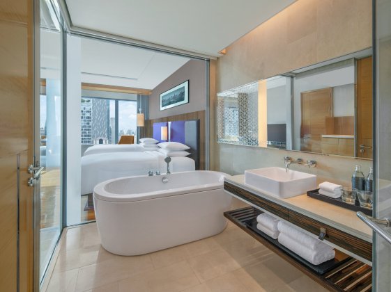 曼谷拉差阿帕森万丽酒店万豪集团-浴室