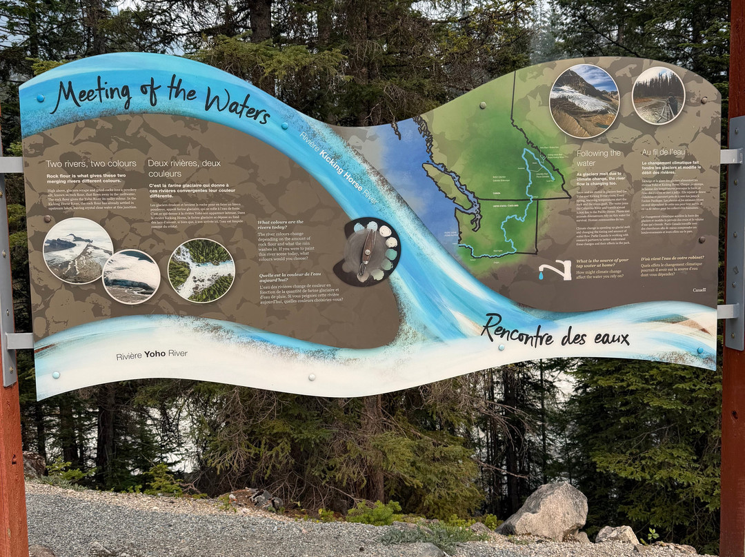 Meeting of the Waters-Glacier National Park of Canada必去景点