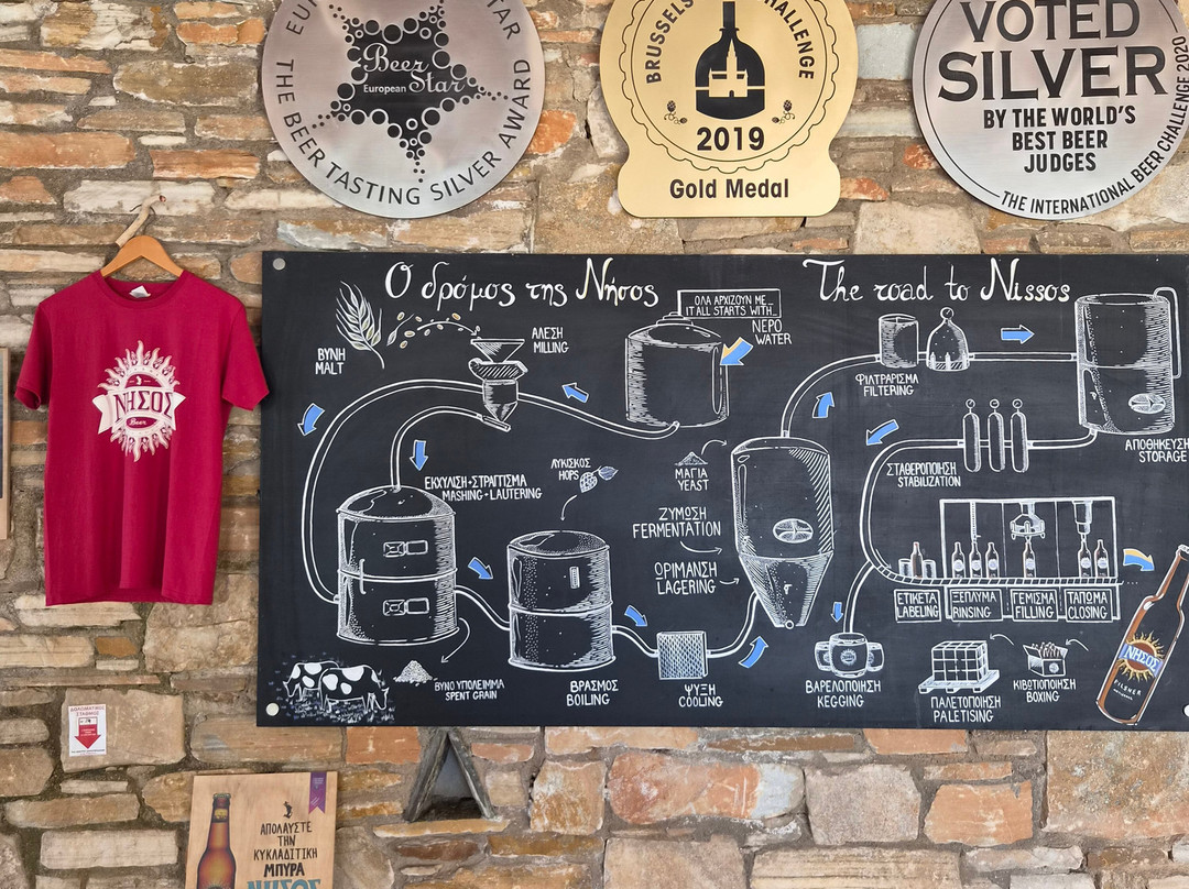 NISSOS Cyclades Microbrewery-Tinos Town必去景点