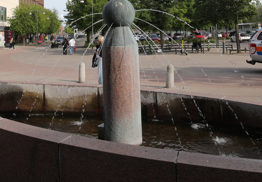 Sculpture de la fontaine Gycklaren-法伦必去景点