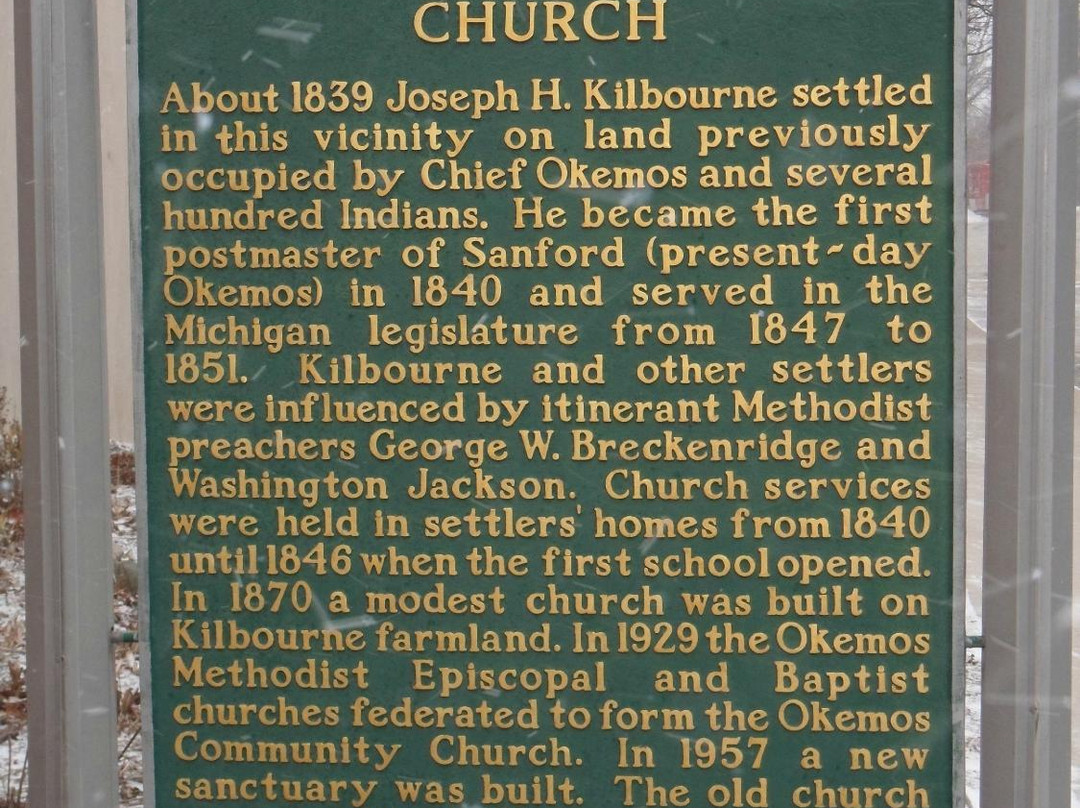 Okemos Methodist Church Historical Marker景点图片