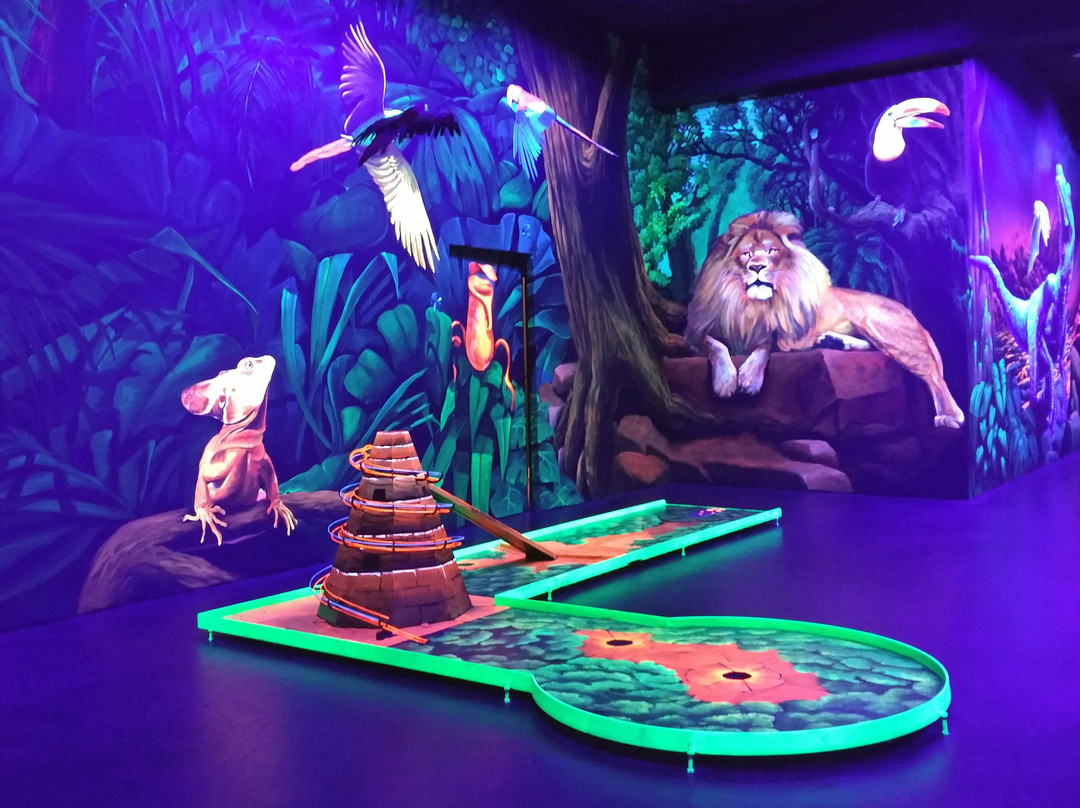 Blacklight Arena 3D Schwarzlicht Minigolf-Senden必去景点