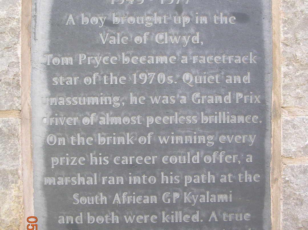 The Tom Pryce Memorial景点图片