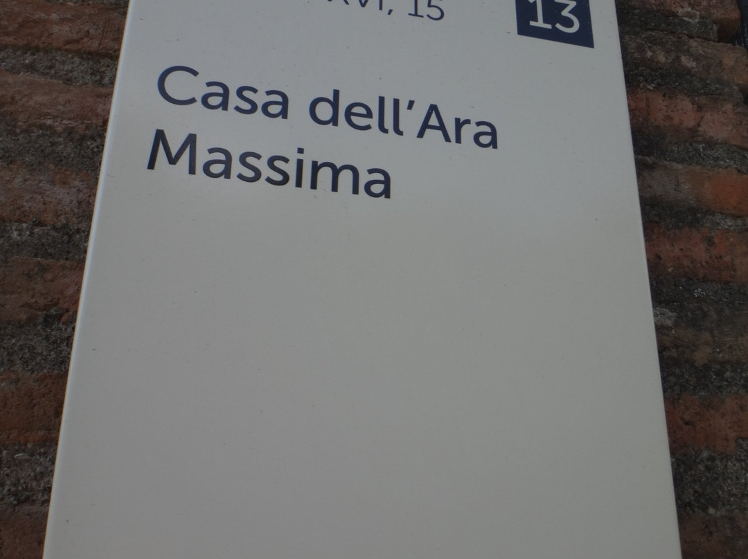 Casa dell'Ara Massima-庞贝必去景点