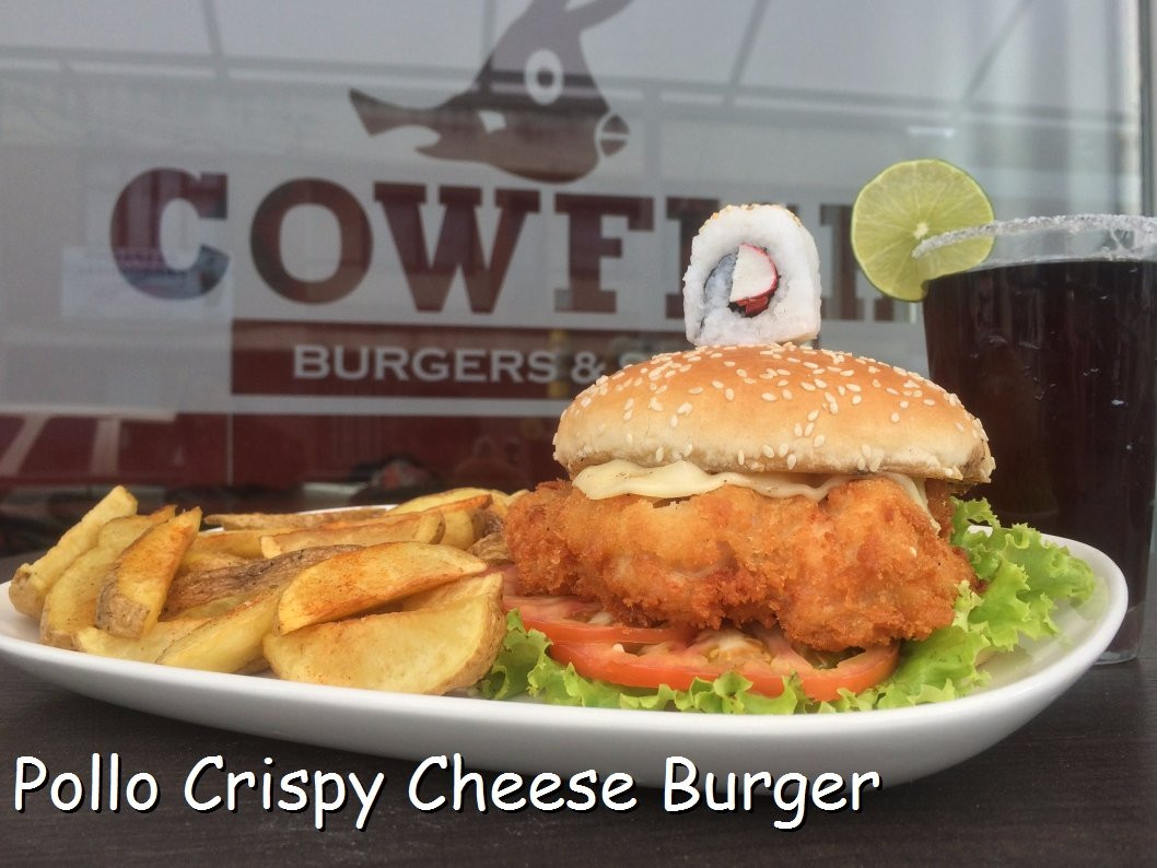 Tunja餐馆和美食-Cowfish Burgers & Sushi