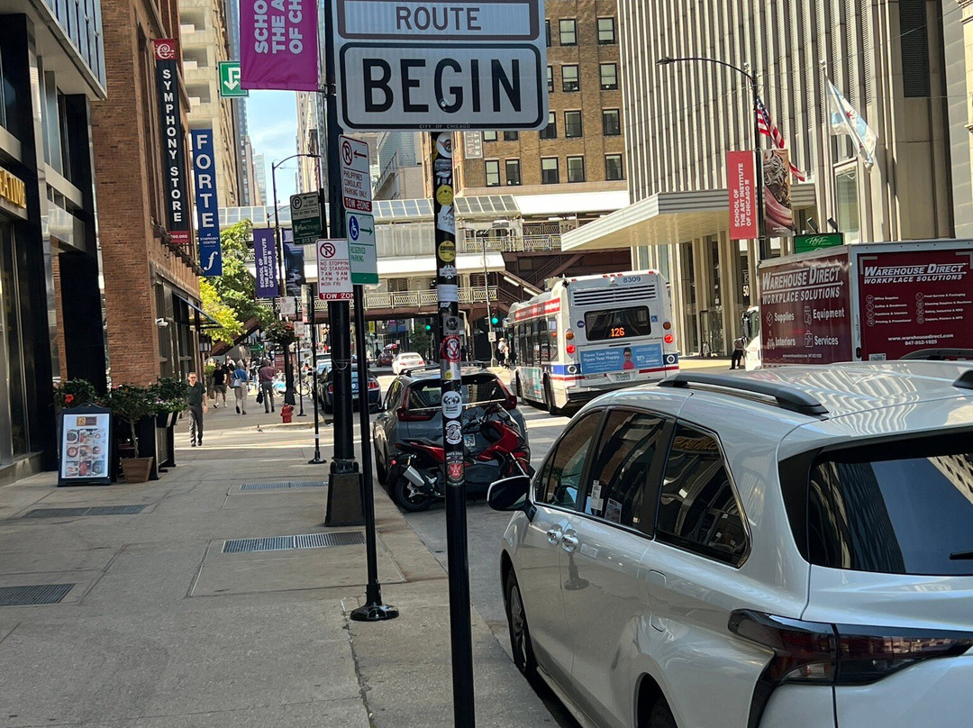 Route 66 End Sign-芝加哥必去景点