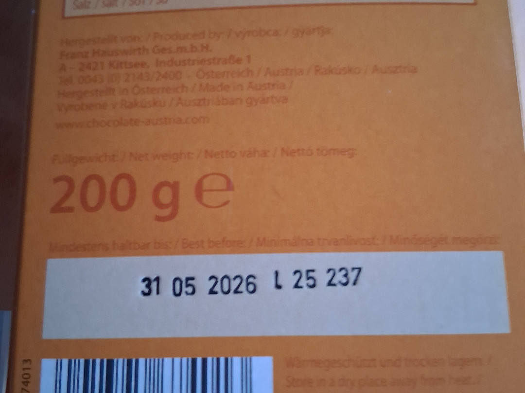 Schokoladenfabrik Franz Hauswirth-Kittsee必去景点