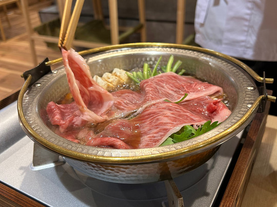 和牛 すき焼き 京都五天五 道頓堀