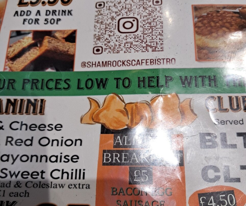 Shamrocks cafe, Barnstaple